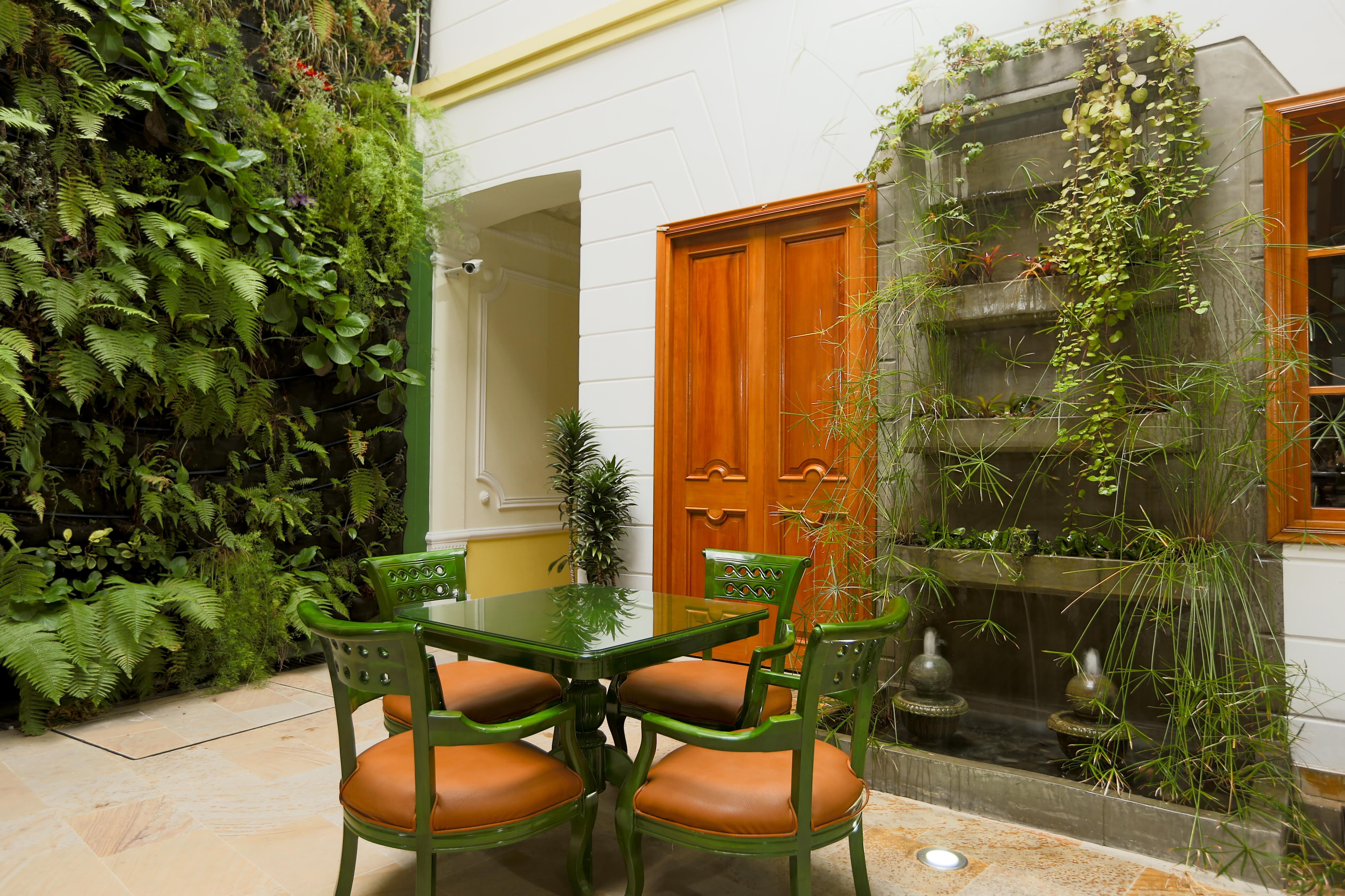 בוגוטה Hotel Santa Lucia Boutique Spa מראה חיצוני תמונה Living wall in a home